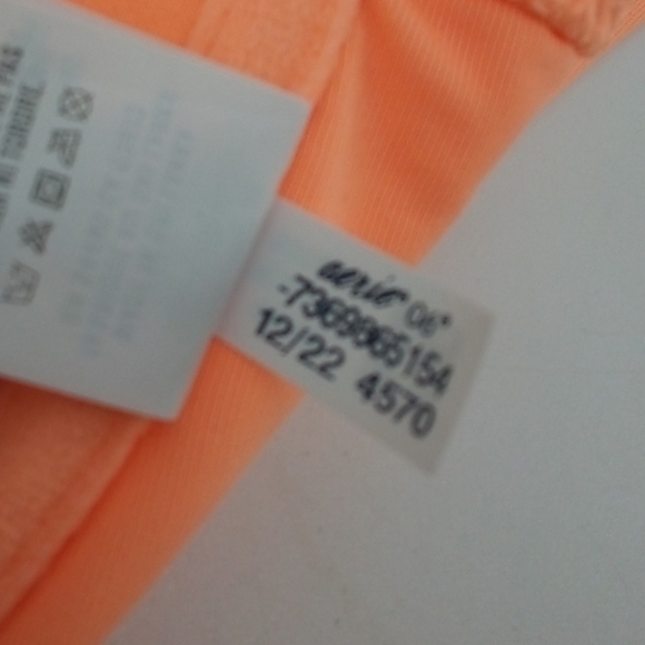 Aerie Lightly Lined Underwire Bra Real Good 34B Orange Peach 2022 Straps - Picture 9 of 11